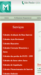 Mobile Screenshot of mestiericalculos.com.br